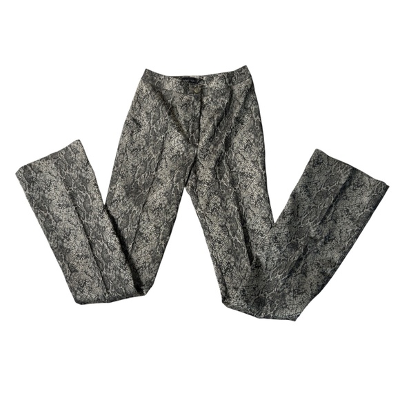 Mango Night Vibrant Snake Print Straight Women’s pants Size 4. - Picture 7 of 9